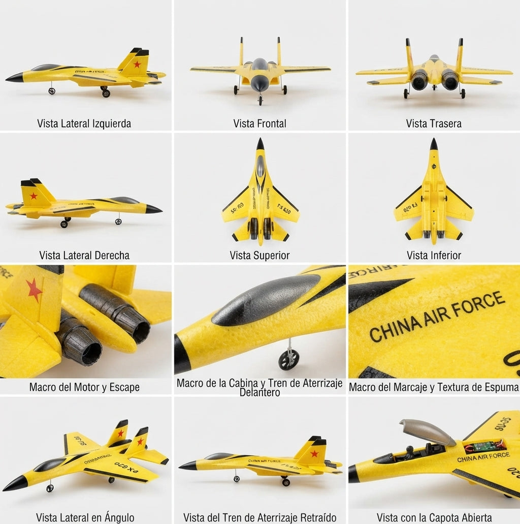 Avion Planeador Control Remoto Acrobata