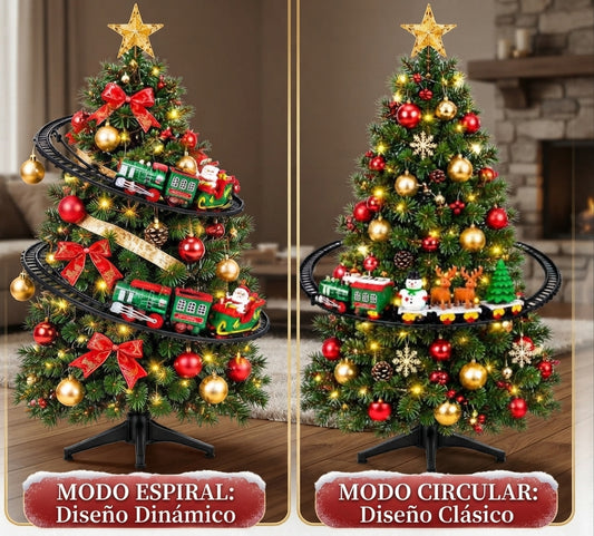 Tren Arbol humo sonido Luces JHX6606